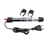 GERUI Calefacción de acuario 60l, 220V-240V, con indicador de temperatura varilla calefactora para tanques de pesca y acuario, longitud del cable 80 cm (50W)