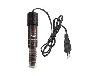 GERUI - Calentador de acuario mini 25 W, termostato para pequeños acuarios de agua dulce y agua salada con cable de alimentación de 99 cm (1)
