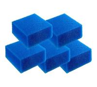 GERUI Esponja de carbón activo para acuario, Bioflow Super, para Juwel Compact/H/Bioflow 3.0 y para Juwel Bioflow 6.0 (azul) (L-Fine-5pcs)