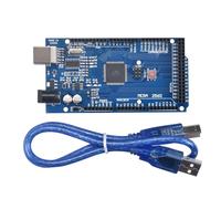 GERUI Mega-2560-R3 Board, Mega-2560 Placa de Desarrollo con Cable USB, Compatible con módulo 2560 R3, Mejorado con Cable de Datos, Fuente de alimentación 6,5~12 V, Compatible