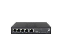 LevelOne GES-2105P switch Gestionado L2 Gigabit Ethernet (10/100/1000) Energía sobre Ethernet (PoE) Negro