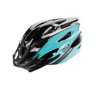 Ges Casco NIÑO Apache, Sport, Negro/Celeste (Multicolor), 47-53