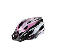 Manufacturas Ges H401Q90 - Casco de Ciclismo Rocket, Color Rosa, Negro y Blanco, Talla M (54-58)