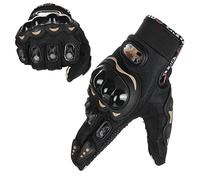 GES Hombres Moto al Aire Libre Guantes Impermeables Motocicleta Pantalla táctil de Dedo Completo Racing Motocross Guantes (XL, Negro)