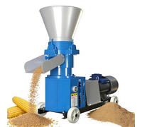 GESAIDES Máquina de Pellets de Alimento, Molino de Alimento para Animales, Motor de Cobre de 4 kW, 100 kg/h, para Ganado, Pollos, Patos y Cerdos. 8mm