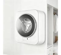 GESAIDES Mini Lavadora Mural de 3 kg, Lavadora Automática con Secadora de Aire Caliente, Lavadora de Ropa Interior a Alta Temperatura, Ahorra Espacio en Apartamentos y Hoteles.