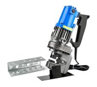 GESAIDES Perforadora Hidráulica Eléctrica de 1500 W, Diámetro de 1/4" a 4/5", con 5 Matrices para Hierro, Cobre, Aluminio, Placas, ángulos, Acero y Canales.,B