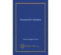 Gesammelte Schriften (v.1)