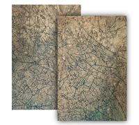 Gesar - 2 hojas de papel de roca para belén, papel de para escenas de belén, montañas de roca, fabricado en Italia