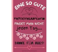 Geschenk für Physiotherapeutin: Ein herzliches Dankeschön Geschenk für die Physiotherapie | karierte Notizheft für Termine, Übungen und Notizen | Tolle Geschenkidee zum Abschied oder Geburtstag