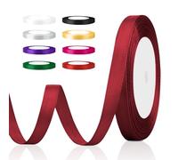 Geschenkband Rot,Satinband,Schleifenband rote 10mm x 22meters,Satinband Weinrot,Rotes Band,Geschenkband Stoff,Schleifenband Rot,Haar Schleifenband,Schleife,Geschenkband Weihnachten,Dekoband Rot