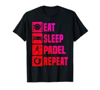 Geschenkidee für Padel für Anfänger Fans mit Padel Schläger Camiseta