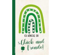 Geschenkidee Glück: Schönes Notizbuch um Freundin viel Erfolg und Glück zu wünschen ein Glückwunsch als Glücksbringer für Studenten und kleine Aufmerksamkeit zur Prüfung oder Examen im Studium