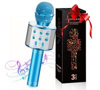GeschenPark Microfono Karaoke, Regalos para Niña 3-12 Años Microfono Karaoke Bluetooth Juguetes para Niños 4-10 Años Regalos Niña Juguetes Regalos Navidad para Niños