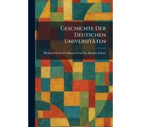 Geschichte Der Deutschen Universitäten