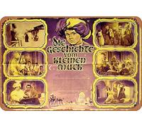Geschichte vom kleinen Muck, Die/The Story of Little Mook Movies - Cartel de metal de estilo retro para decoración de pared para el hogar, cafetería, bar, pub, 8 x 12 pulgadas