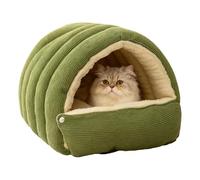 Geschlossenes Katzenbett - Abnehmbares Schlafnest Für Haustiere | Weiche Katzenbetten Innenbereich, Kleine, Mittelgroße und Große Kätzchen und Welpen Innenbereich, Wohnzimmer, Garten un