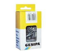 Gesipa mpk-minipack - Juego remaches aluminio/acero 4,8x12 negro