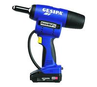 Gesipa PowerBird Pro Gold Edition CAS 1679665 - Remachadora sin batería (20.000 N, para remaches ciegos de hasta 6,4 mm de diámetro, motor sin escobillas)