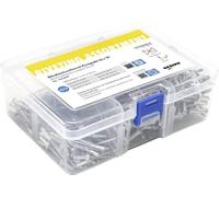 Gesipa Surtido de remaches ciegos compactos AL/ST - 300 remaches poligrip multigrado (cuerpo de aluminio, mandril de acero, peso 1,14 kg) 1854659