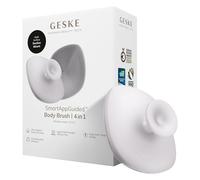 GESKE Body Brush | 4 in 1 | Cepillo limpiador para todo el Cuerpo | Limpieza profunda profesional | Filamentos de silicona suaves | Diseño ergonómico de dos dedos | Limpieza y masaje