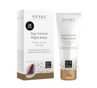 GESKE Mascarilla de noche antienvejecimiento | Usar con Sonic Warm & Cool Mask | Mascarilla facial con vitamina E, aguacate y aceite de almendras dulces | Recuperación nocturna | Piel seca | Vegano