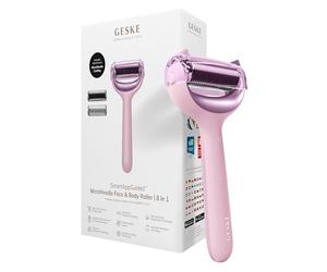 GESKE MicroNeedle Face & Body Roller | 8 en 1 Derma Roller Eléctrico