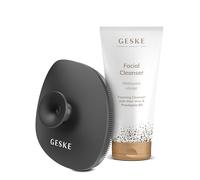 GESKE Set | Facial Brush 4-in-1 + Cleansing Gel | Professional Cleansing | SmartAppGuided™ Rutina de Limpieza Completa | Cepillo Facial + Gel Limpiador | Aloe Vera, Glicerina y Provitamina B5