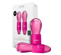 GESKE SmartAppGuided™ Cool & Warm Duo Eye Massager | 7 in 1 | Masajeador dual que ahorra tiempo | Para ojos y rostro | Enfriamiento y calentamiento sin batería | Reafirma, relaja y desinflama la piel