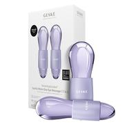 GESKE SmartAppGuided™ Cool & Warm Duo Eye Massager | 7 in 1 | Masajeador dual que ahorra tiempo | Para ojos y rostro | Enfriamiento y calentamiento sin batería | Reafirma, relaja y desinflama la piel