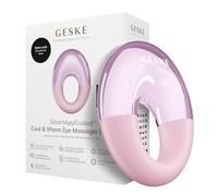 GESKE SmartAppGuided™ Cool & Warm Eye Massager | 7 in 1 | Masajeador multifuncional | Ojos y cara | Enfriamiento y calentamiento sin batería | Reafirma y relaja la piel | Diseño en forma de anillo