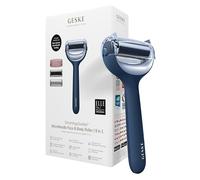 GESKE | SmartAppGuided™ MicroNeedle Face & Body Roller | 9 en 1 | Derma Roller | Cuarzo rosa | Rodillo eléctrico | Microagujas | Dispositivo de microagujas | rodillo de agujas