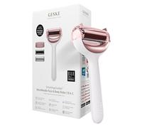 GESKE | SmartAppGuided™ MicroNeedle Face & Body Roller | 9 en 1 | Derma Roller | Cuarzo rosa | Rodillo eléctrico | Microagujas | Dispositivo de microagujas | rodillo de agujas