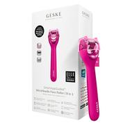 GESKE | SmartAppGuided™ MicroNeedle Face Roller | 9 en 1 | con cuarzo rosa | Microagujas | Dispositivo profesional de microagujas | Rodillo de agujas | Rodillo de belleza cara | rodillo de microagujas