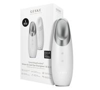 GESKE | SmartAppGuided™ Warm & Cool Eye Energizer | 6 en 1 | Masajeador de ojos | Masajeador anti ojeras | Eliminar bolsas y párpados caídos | Masaje ocular eléctrico