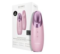GESKE | SmartAppGuided™ Warm & Cool Eye Energizer | 6 en 1 | Masajeador de ojos | Masajeador anti ojeras | Eliminar bolsas y párpados caídos | Masaje ocular eléctrico