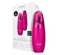 GESKE | SmartAppGuided™ Warm & Cool Eye Energizer | 6 en 1 | Masajeador de ojos | Masajeador anti ojeras | Eliminar bolsas y párpados caídos | Masaje ocular eléctrico