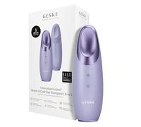 GESKE | SmartAppGuided™ Warm & Cool Eye Energizer | 6 en 1 | Masajeador de ojos | Masajeador anti ojeras | Eliminar bolsas y párpados caídos | Masaje ocular eléctrico