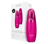 GESKE | SmartAppGuided™ Warm & Cool Eye Energizer | 6 en 1 | Masajeador de ojos | Masajeador anti ojeras | Eliminar bolsas y párpados caídos | Masaje ocular eléctrico