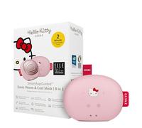 GESKE x Hello Kitty | SmartAppGuided™ Sonic Warm & Cool Mask | 8 en 1 | Máscara facial LED de belleza | Terapia luz roja | calor | Enfriamiento | Mayor absorción del cuidado facial | masajeador facial