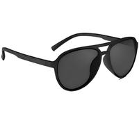 gesruny ㅤ Gafas de sol estilo piloto unisex UV400 para hombre y mujer, Negro medianoche.