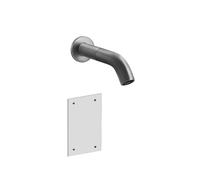 Gessi 316 Cesello juego listo para instalar para la salida de agua controlada electrónicamente con sensor integrado en el aireador, 54415708, Color: PVD cepillado de cobre