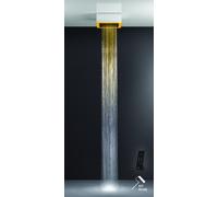Gessi Afilo, sistema de ducha empotrada multifuncional 300x300 Chorro de lluvia, con efecto de terapia de luz en color, 57303279