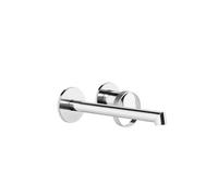 Gessi Anello, juego listo para instalar para mezclador monomando empotrado de lavabo, con rosetas individuales D=65 mm, longitud del caño hasta 205-175 mm, caño siempre a la izquierda, 63383726, Color