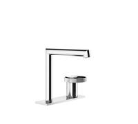 Gessi Anello, mezclador monomando de lavabo, caño separado, montado sobre placa, altura del caño 162mm x proyección 144mm, sin juego de desagüe, 63315713, Color: Latón antiguo