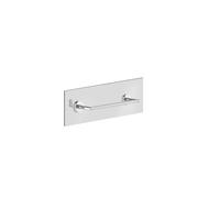Gessi Anello toallero 300mm para montaje en pared de cristal, 63824727, Color: Latón cepillado PVD