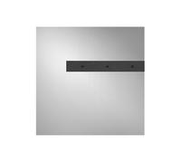 Gessi Binario, módulo de niebla tipo spray 200x200 mm con instalación SHIFT-Fix, 61106239, Color: Acero inoxidable cepillado mate