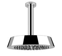 Gessi CONO anticalcáreo ducha superior D240 mm 1/2 conexión, montaje en techo, longitud 270 mm, 45152710, Color: PVD de latón