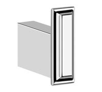 Gessi Eleganza, ganchura para albornoz, 46521030, Color: PVD de cobre