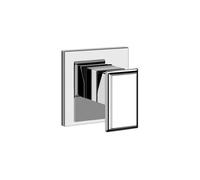 Gessi Eleganza, juego listo para instalar para mezclador monomando, 1 vía, salida superior para cuerpo oculto, 46106706, Color: PVD negro metálico
